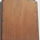 Small mirror 1900s, sober in walnut