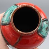 Old german vase vintage design west germany keramik harlekin 60's