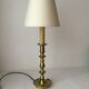 Lampe en laiton en forme de bougeoir