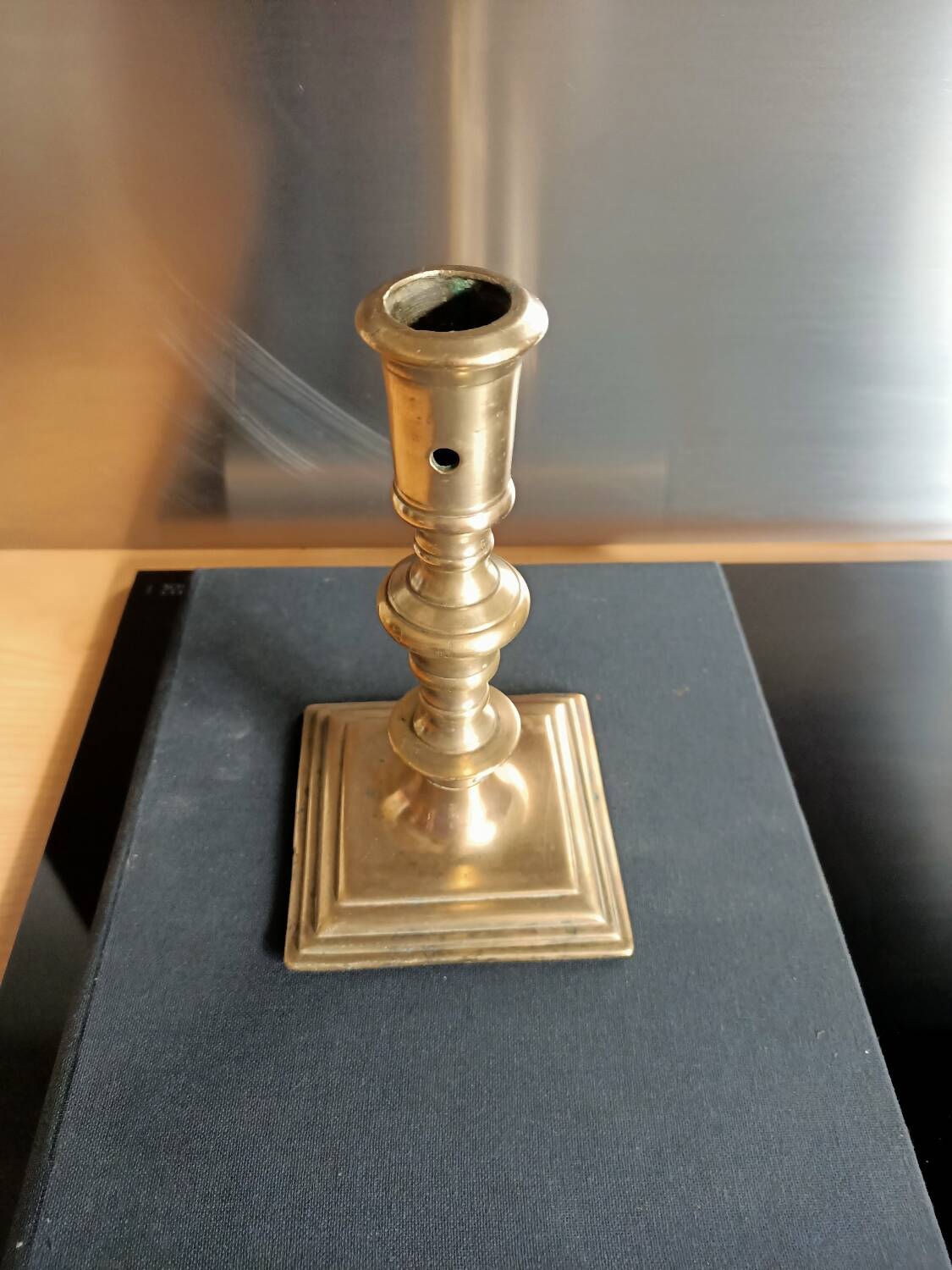 Louis XIII candle holder in bronze