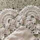 1900s lace square pillowcase