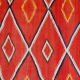Former American Navajo made hand 143cm x 234cm rug 1870 s