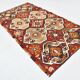 5x9 Faded Red Bohemian Kilim Rug, Wool Handknotted Rug, 148x259