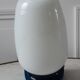 Scandinavian wall lamp in opaline globe and polycarbonate base 70s