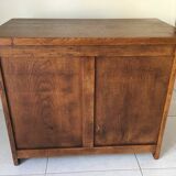Restored 1950 school desk