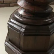 Monumental wooden wine press screw column, hand-carved, 18th c. – 170 cm