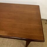 Scandinavian style teak table with extensions