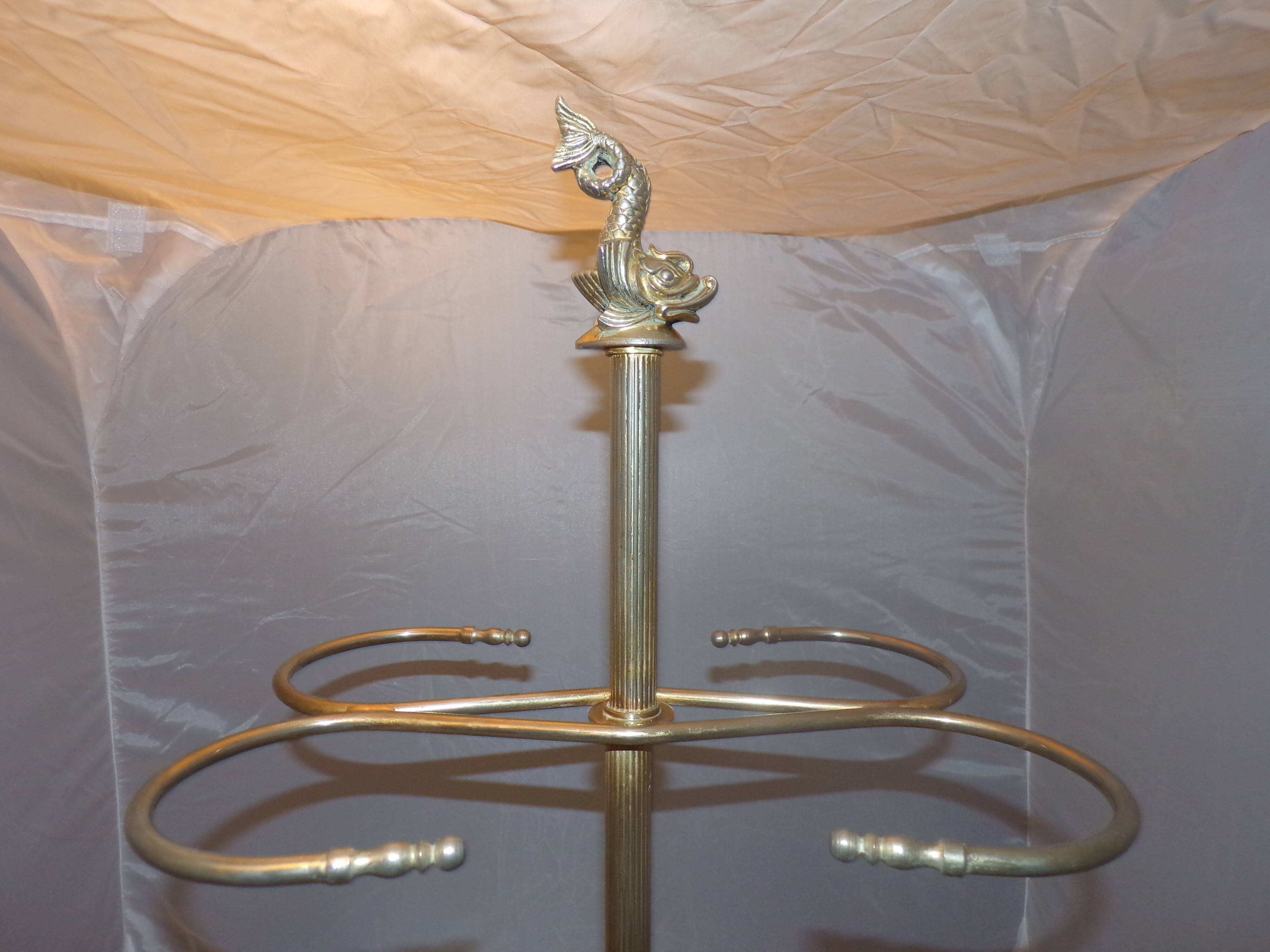 Brass umbrella holder