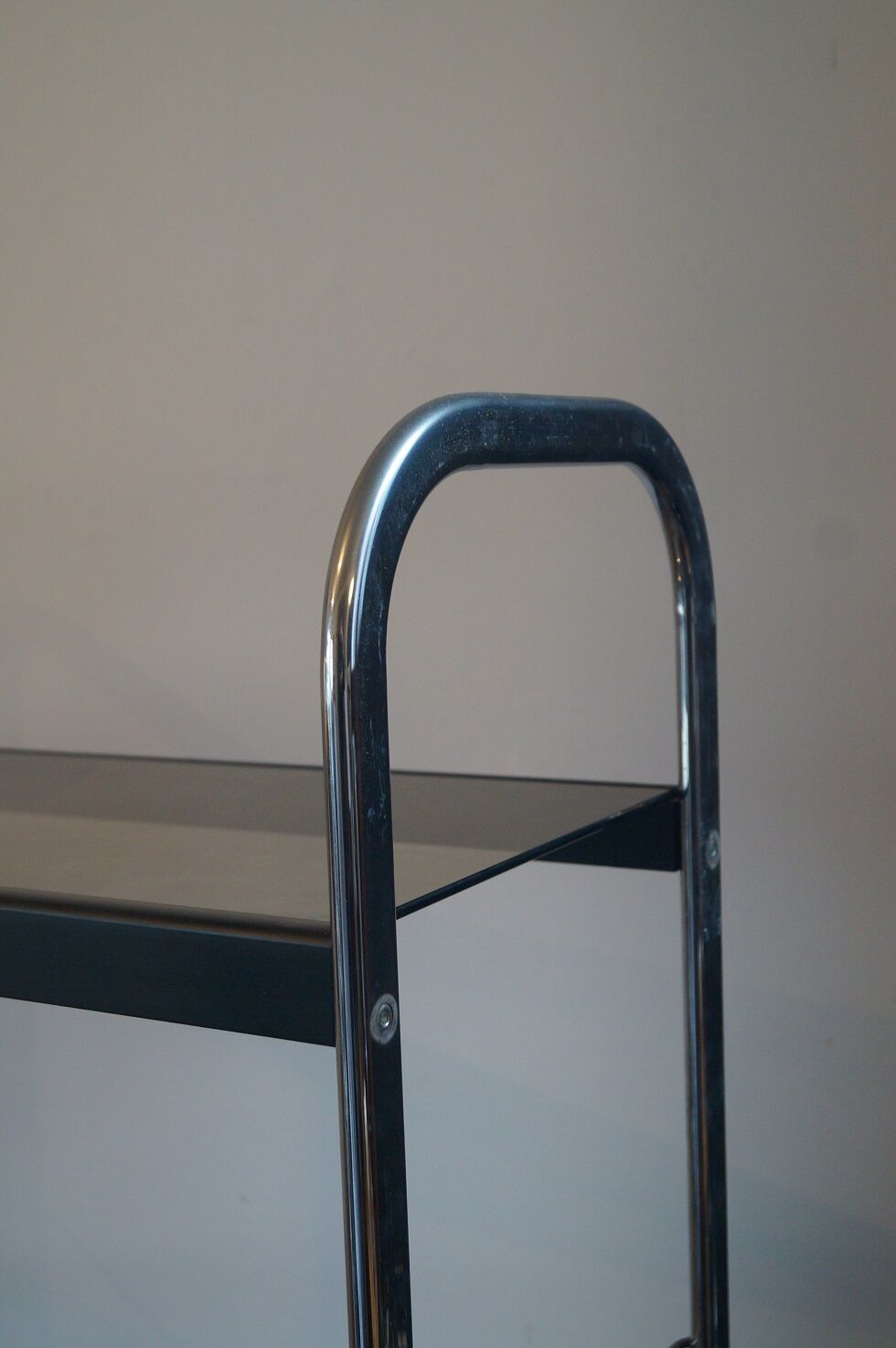 Bookcase 1970 chrome