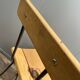 Small industrial chair, wood & metal
