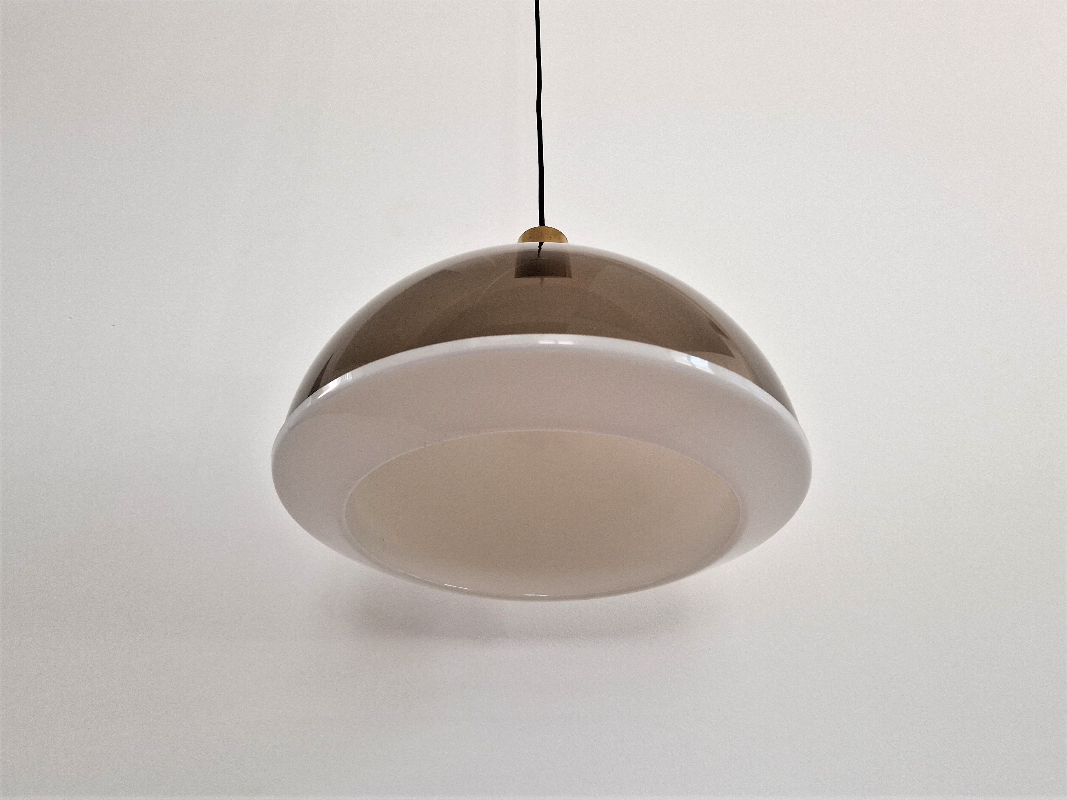 Pendant lamp model Kuplat by Yki Nummi, Finland, 1950s
