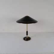 Mid-Century Modern Table Lamp by Bent Karlby Produced by Lyfa in Denmark, 1956