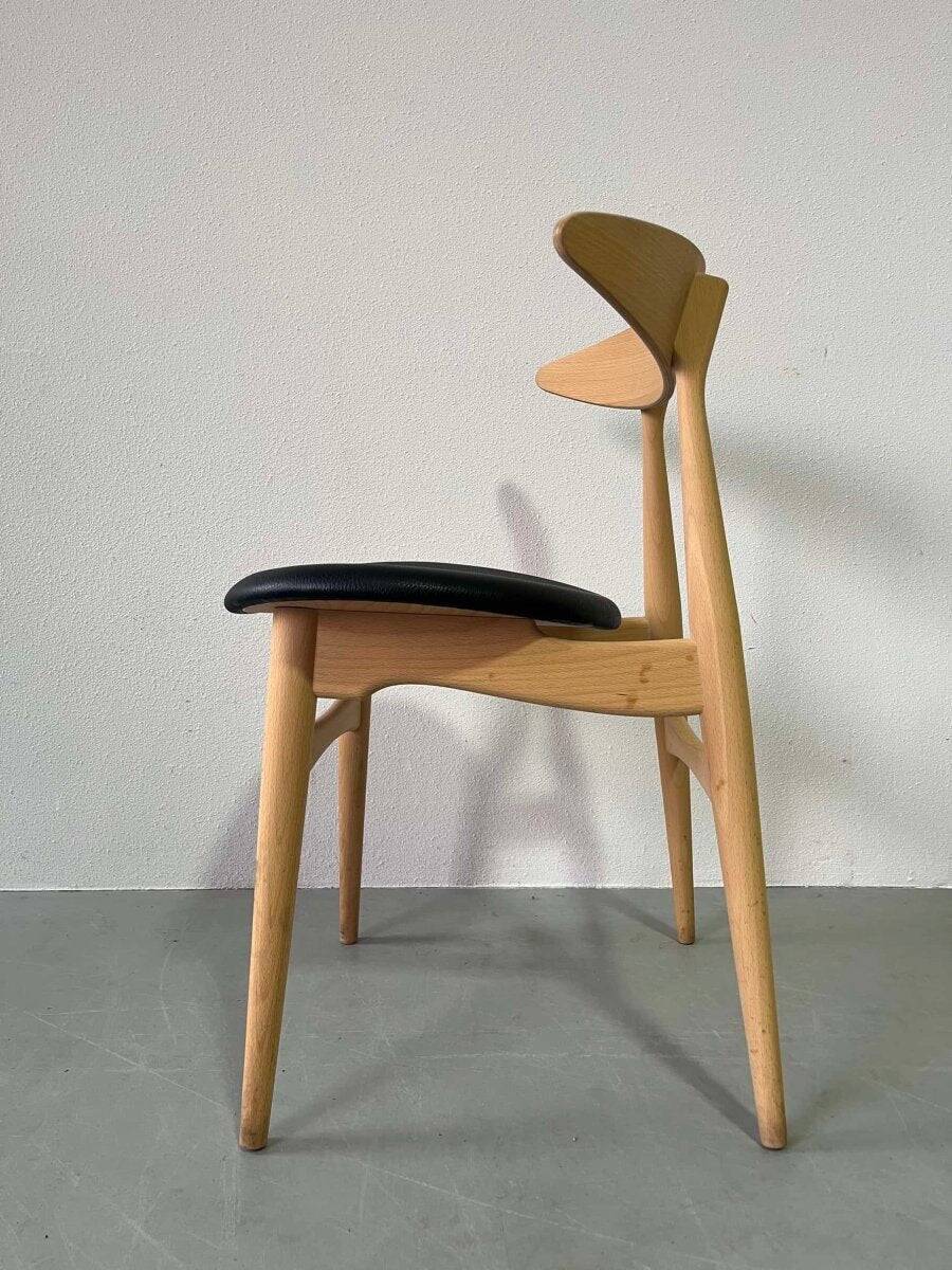 6 chaise de salle à manger CH33 Hans Wegner