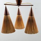 IB Fabiansen for Fog & Mørup, large ceiling lamp/pendant, 1960s, Denmark.