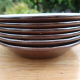 Set of 6 Niderviller hollow plates