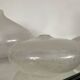 Trio of vintage Biot vases in bubbled glass paste