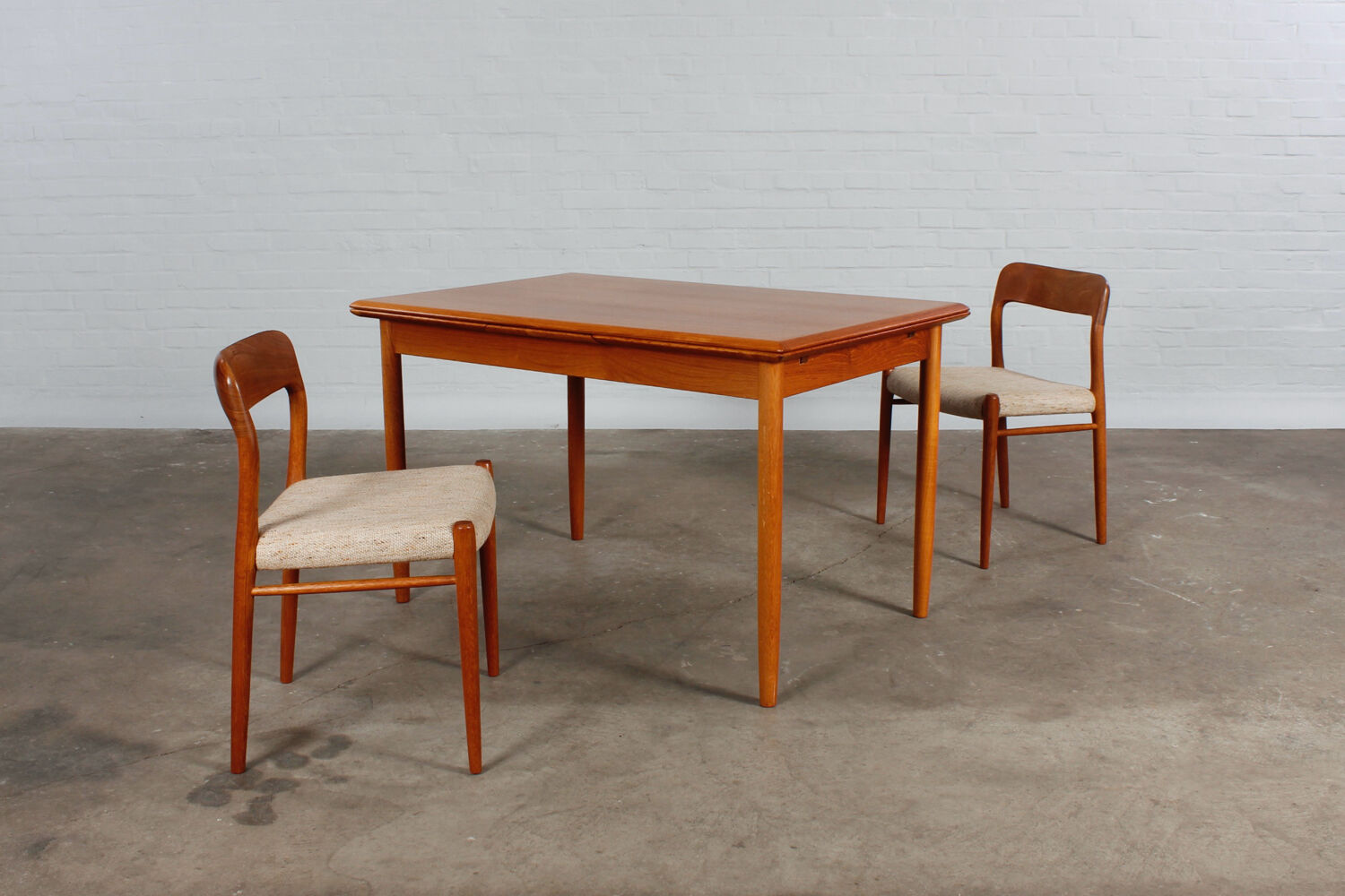 Dänischer Teakholz Esstisch 60er Jahre Vintage danish design