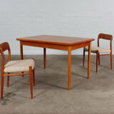 Dänischer Teakholz Esstisch 60er Jahre Vintage danish design