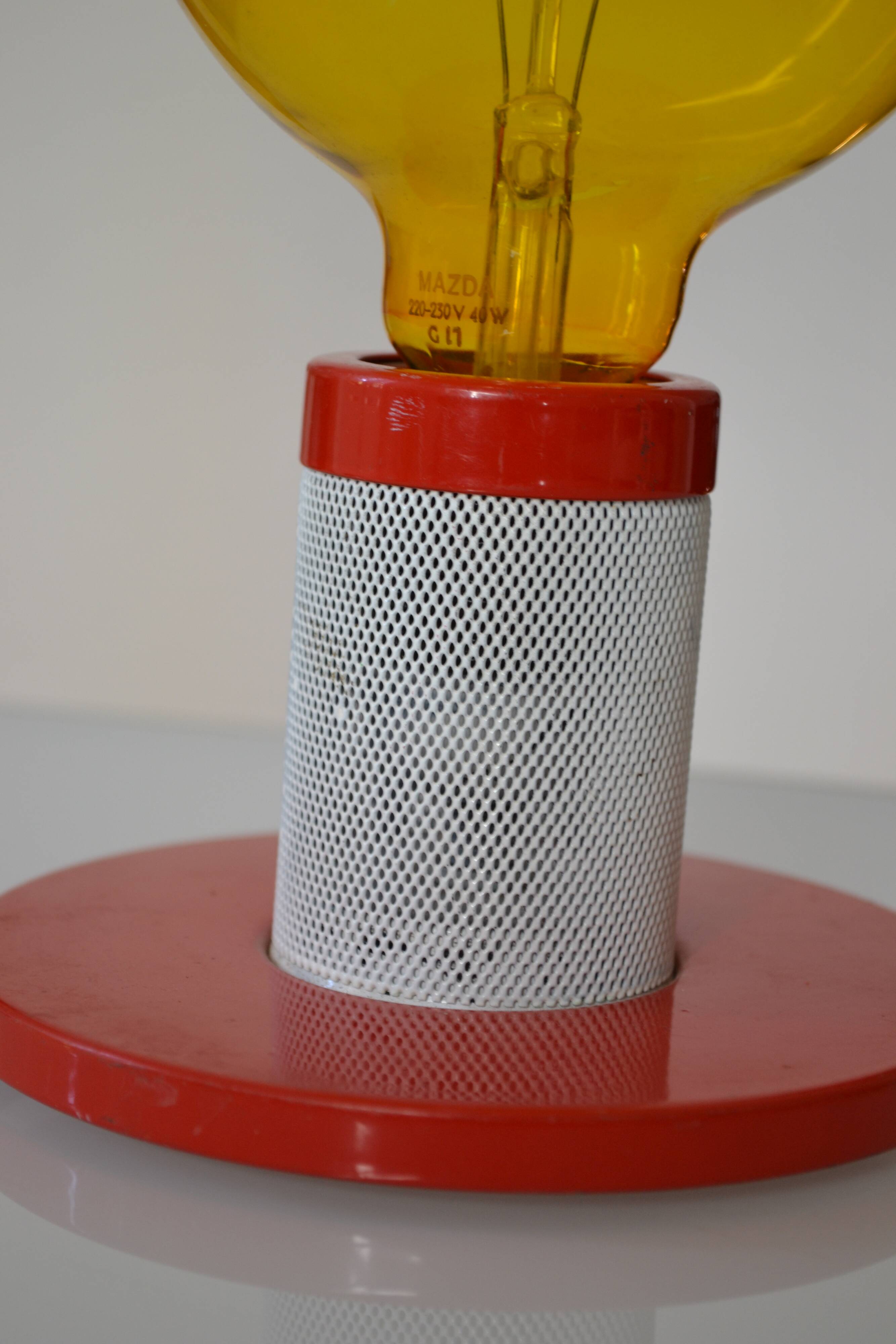 postmodern table lamp Italy 1980s 1980