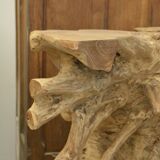 Teak root console