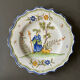 Ensemble d’assiettes Moustiers XVIIIe