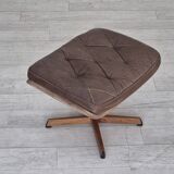 1970s, Danish design by Madsen & Schubell, adjustable footstool, original condition.
