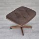 1970s, Danish design by Madsen & Schubell, adjustable footstool, original condition.