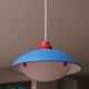 Ikea chandelier, memphis blue
