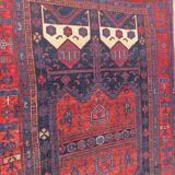 Tapis ancien persan bijar fait main 148x318 cm