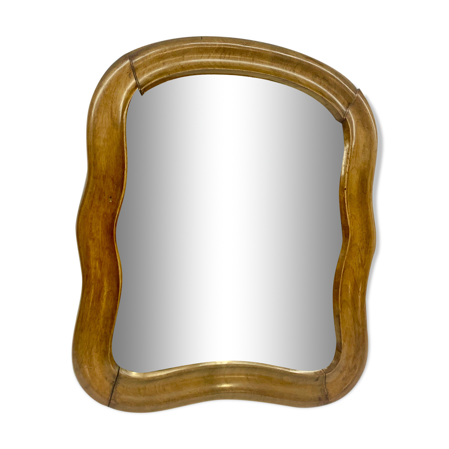 Art deco wall mirror 35x26 1940s