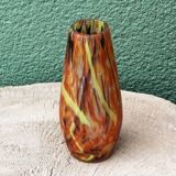 Vase en pate de verre, soufflé