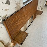 Metal and wicker headhead 50s