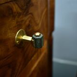 1935s pair of rare art deco bedside tables, Czechoslovakia