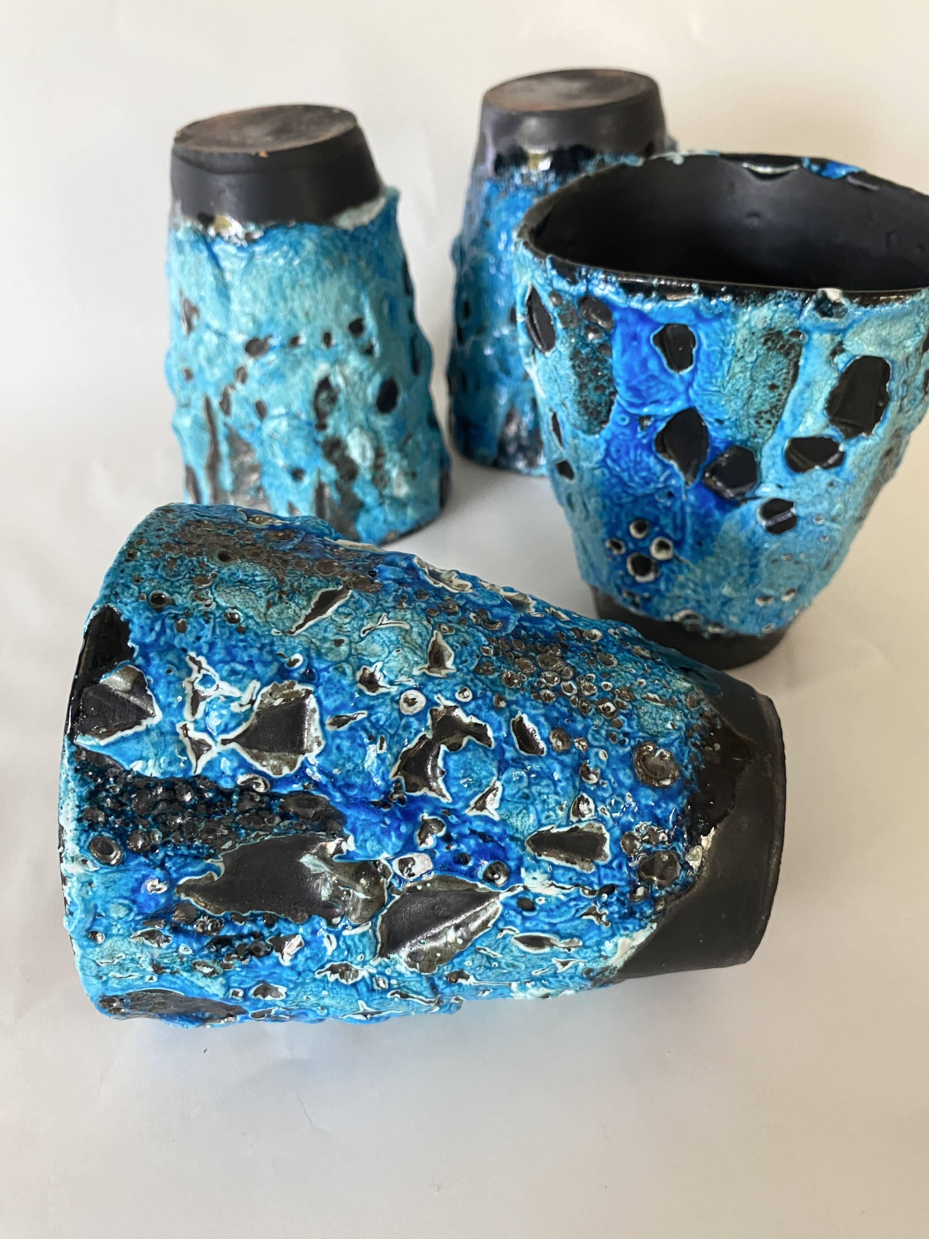 Ceramic vases from the 1970s