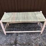 Traditional bench in doum and wood