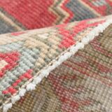 3x9 Red Classic Vintage Persian Runner Rug, 104x280Cm