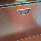 Vintage Louis van Teeffelen sideboard for Wébé, antique secretary buffet