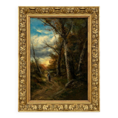 Ancient forest landscape in a beautiful setting.