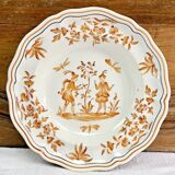 6 soup plates Longchamp Decors Moustiers Olérys