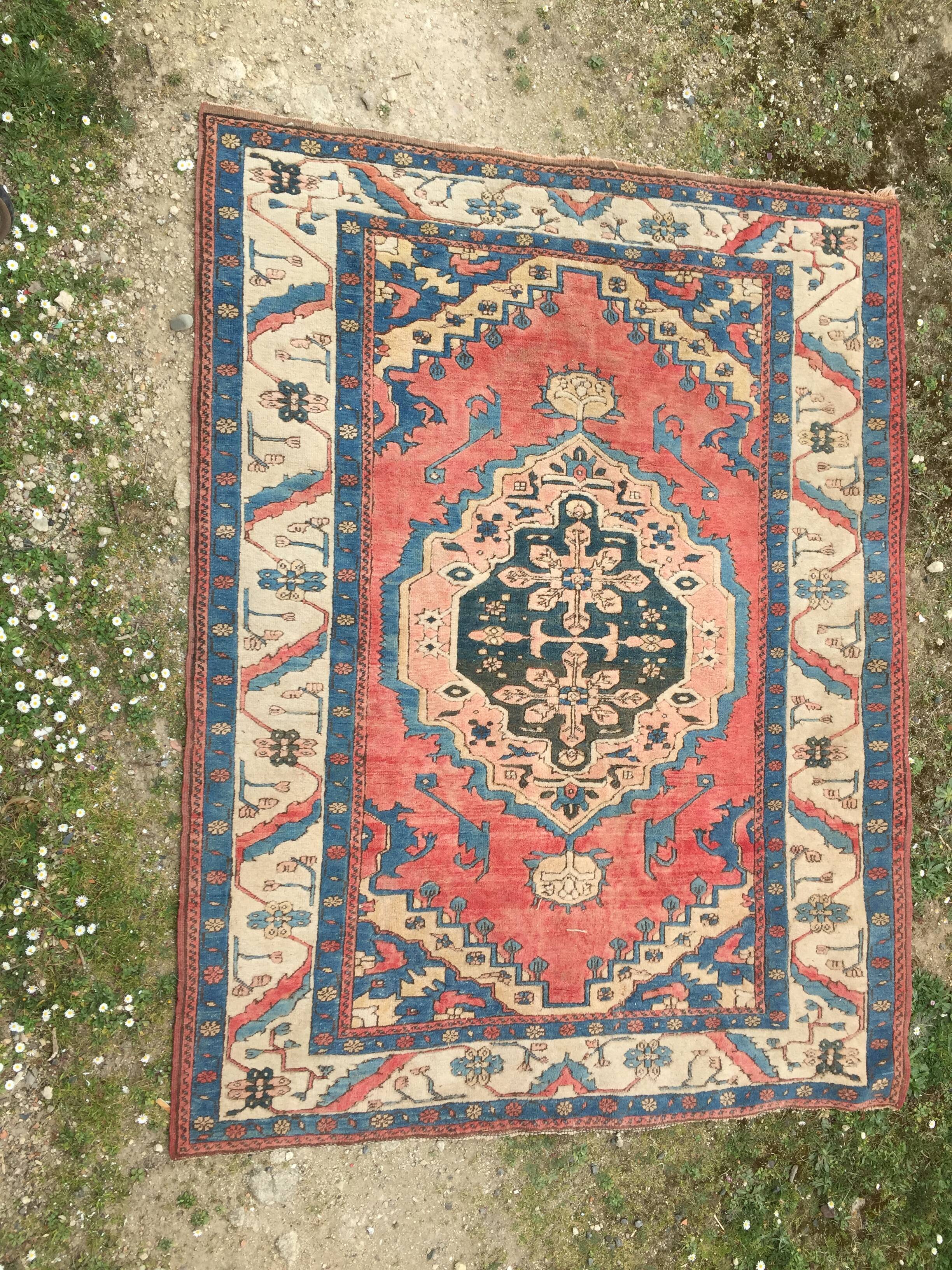 Azeri wool carpet made in Turkey. 20th century