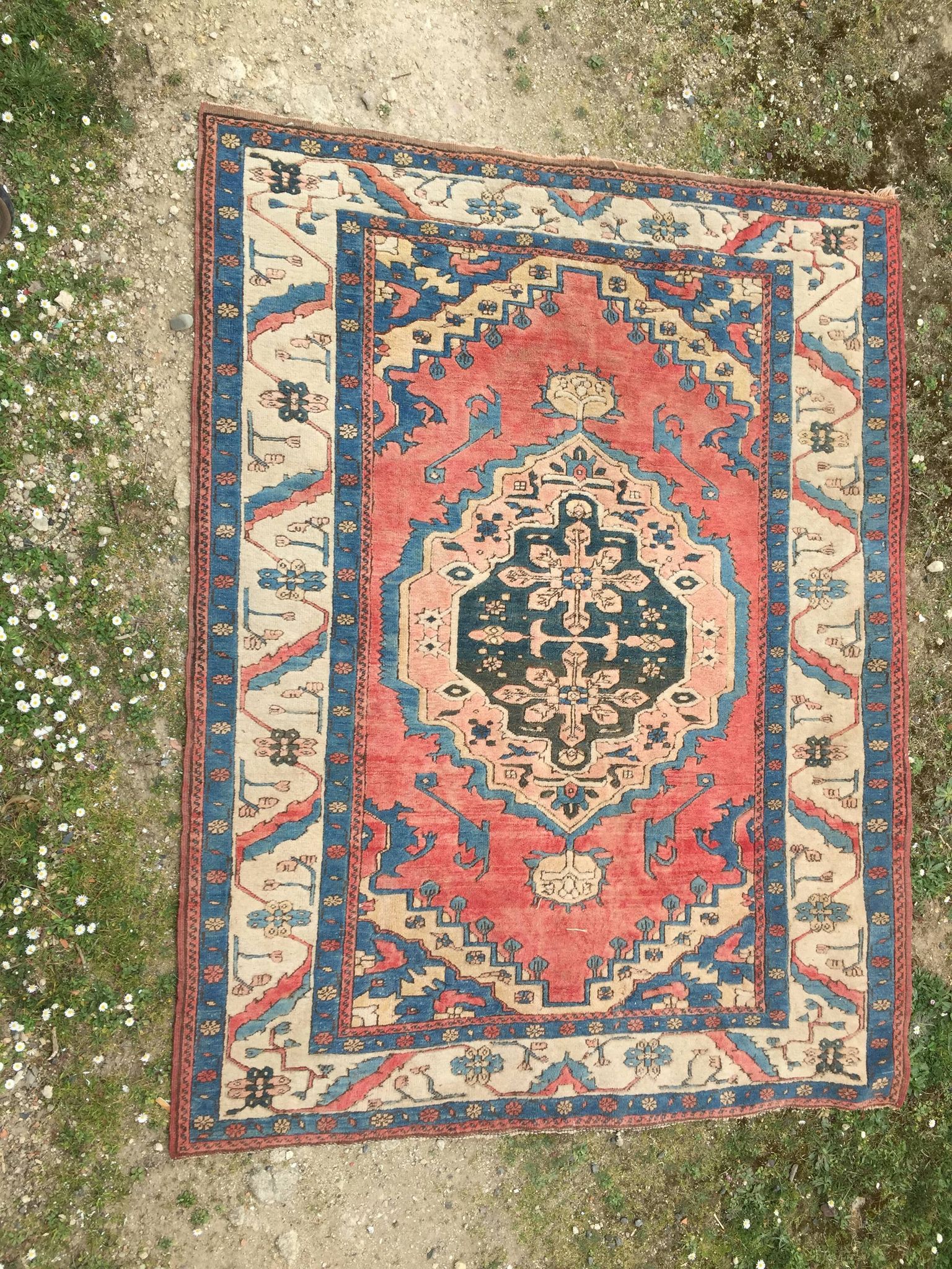 Azeri wool carpet made in Turkey. 20th century