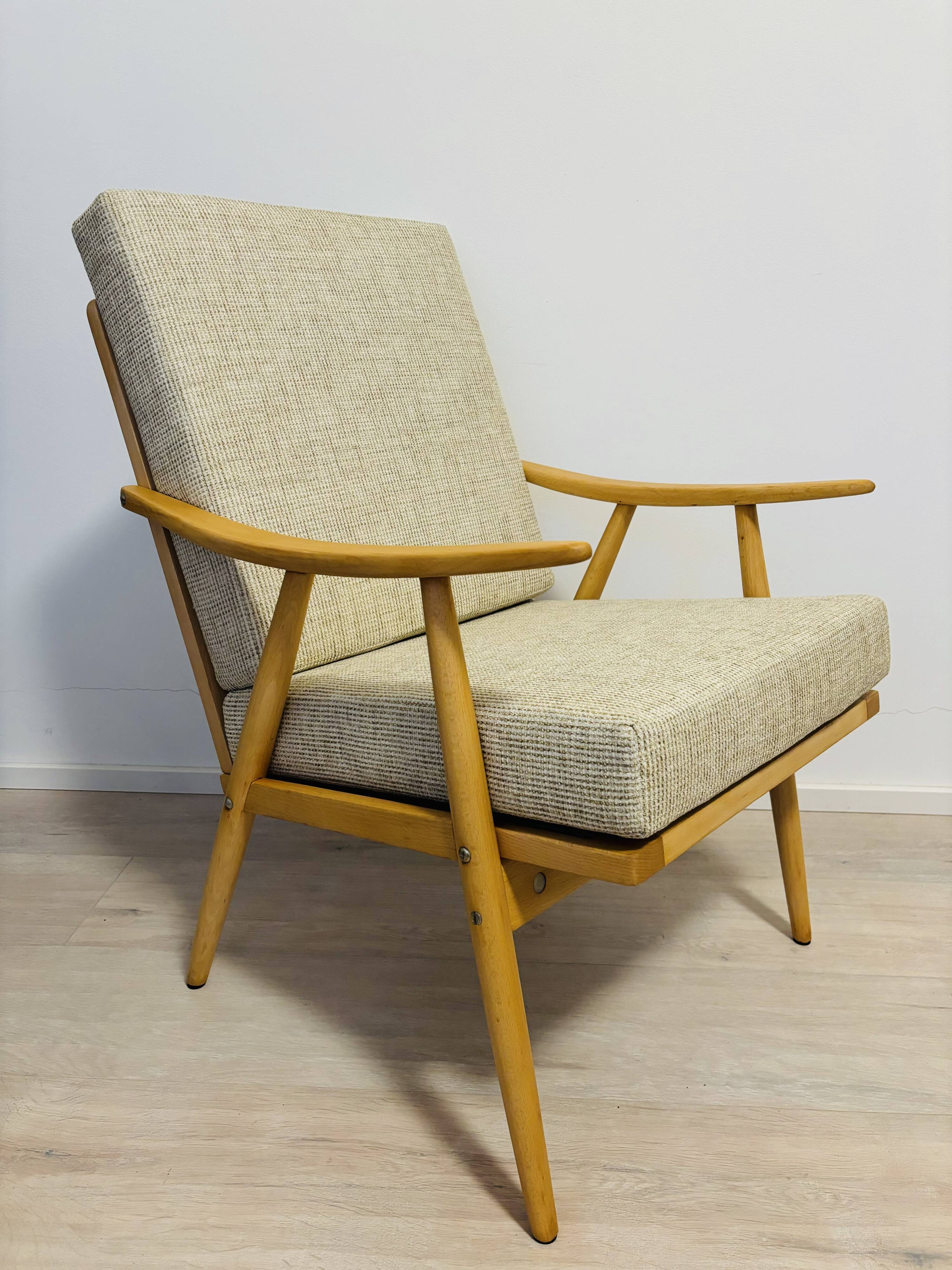 Boomerang armchair by ton from czechoslovakia 1970’s