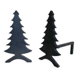Pair of andirons