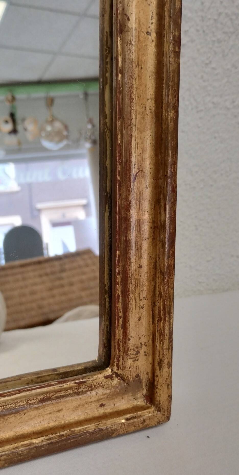 19th century gilded mirror