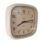 Vintage Hanson beige clock