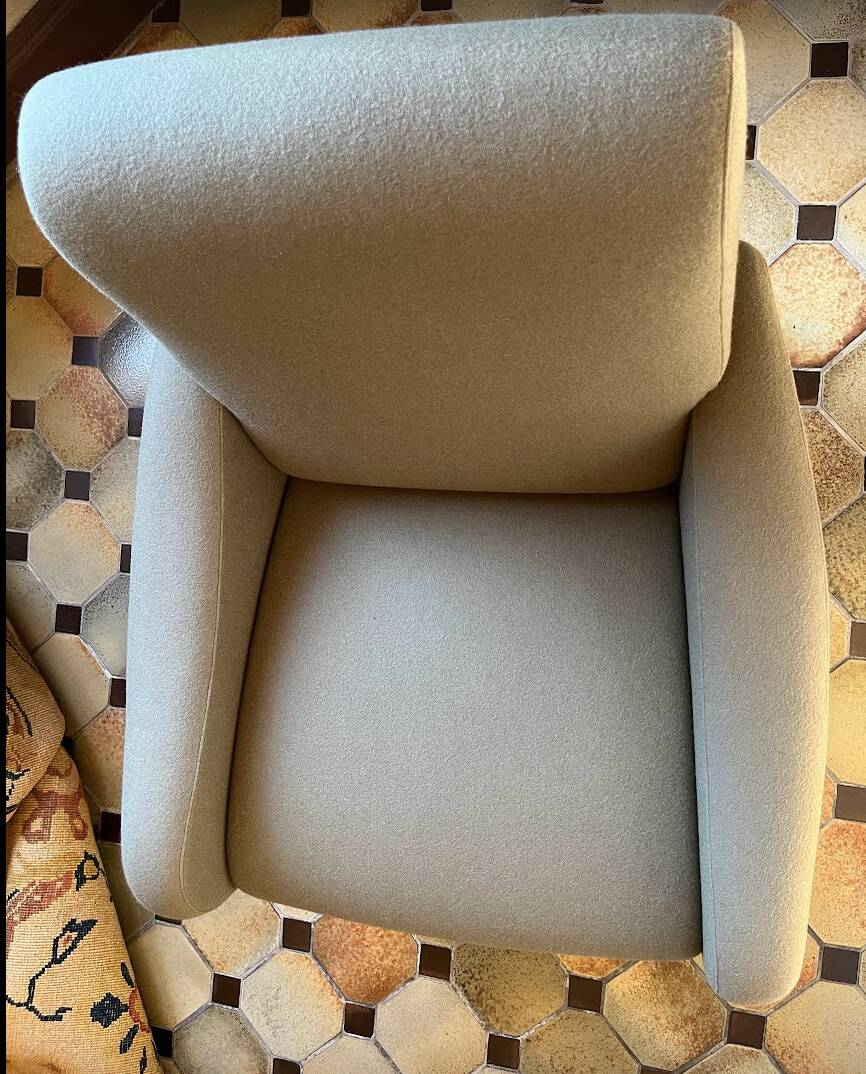 Marco Zanuso "Lady chair" from the 1970s (restored with Kvadrat wool fabric)