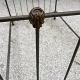 Cast iron and wrought iron bed 1950