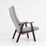 Danish teak highback easy chair 1960s