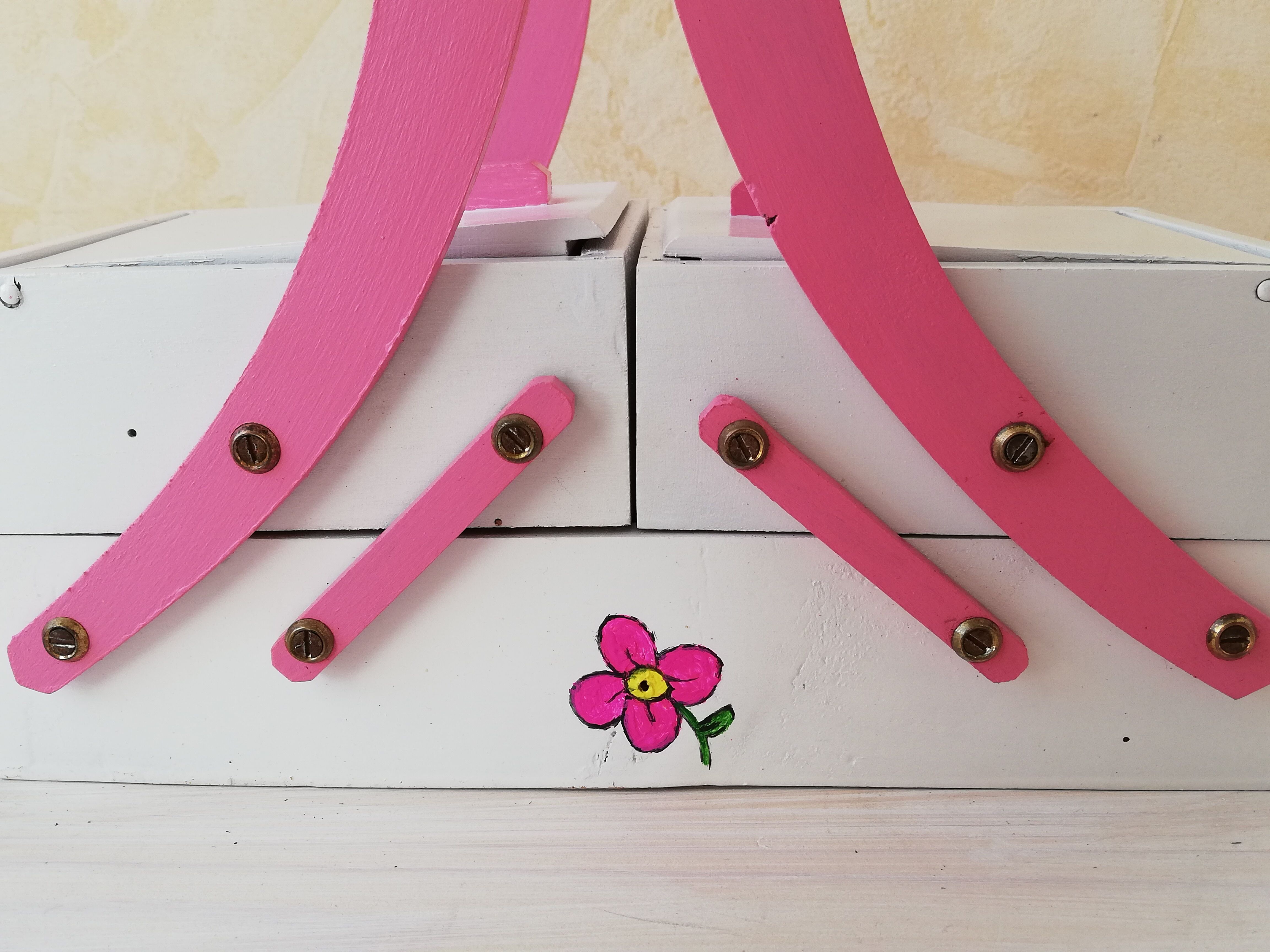 Small redesigned sewing box