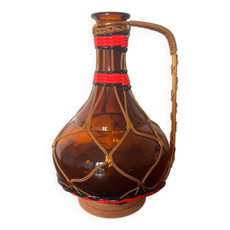 Scoubidou bottle 1960s